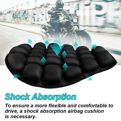 Air Motorcycle Seat Cushion for Cruiser Touring Saddles Shock Absorption –  SEAMETAL