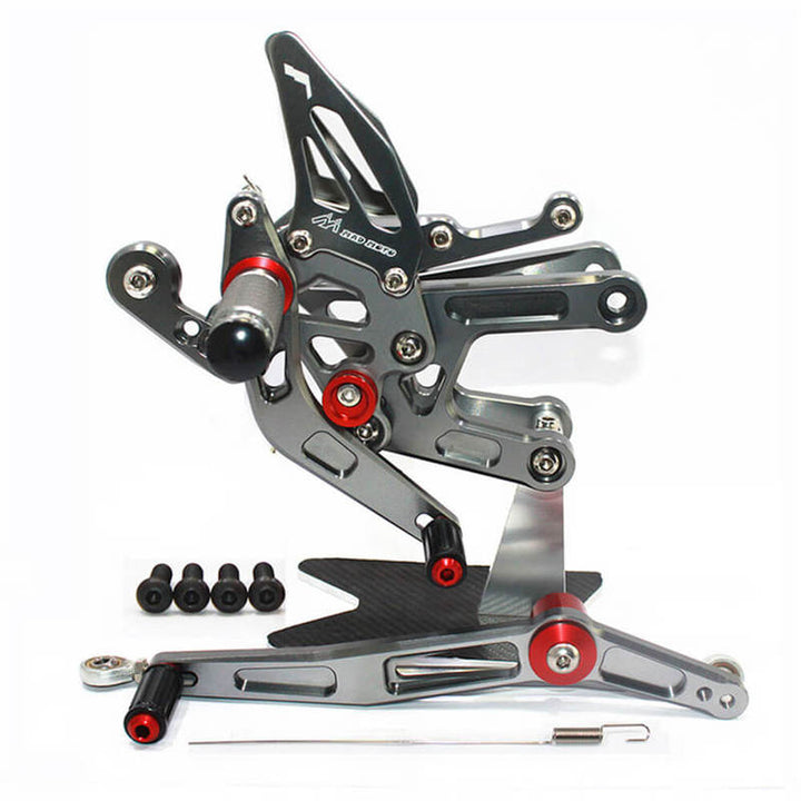 Rearsets Foot Pegs CNC Motorcycle Accessories Adjustable Rear Set FootPegs For Yamaha YZF R6 2006-2016