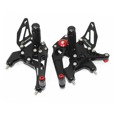 Rearsets Foot Pegs CNC Motorcycle Accessories Adjustable Rear Set FootPegs For Ducati 959 2012-2018