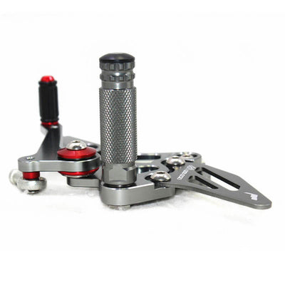 Rearsets Foot Pegs CNC Motorcycle Accessories Adjustable Rear Set FootPegs For Kawasaki Z800 2013-2016