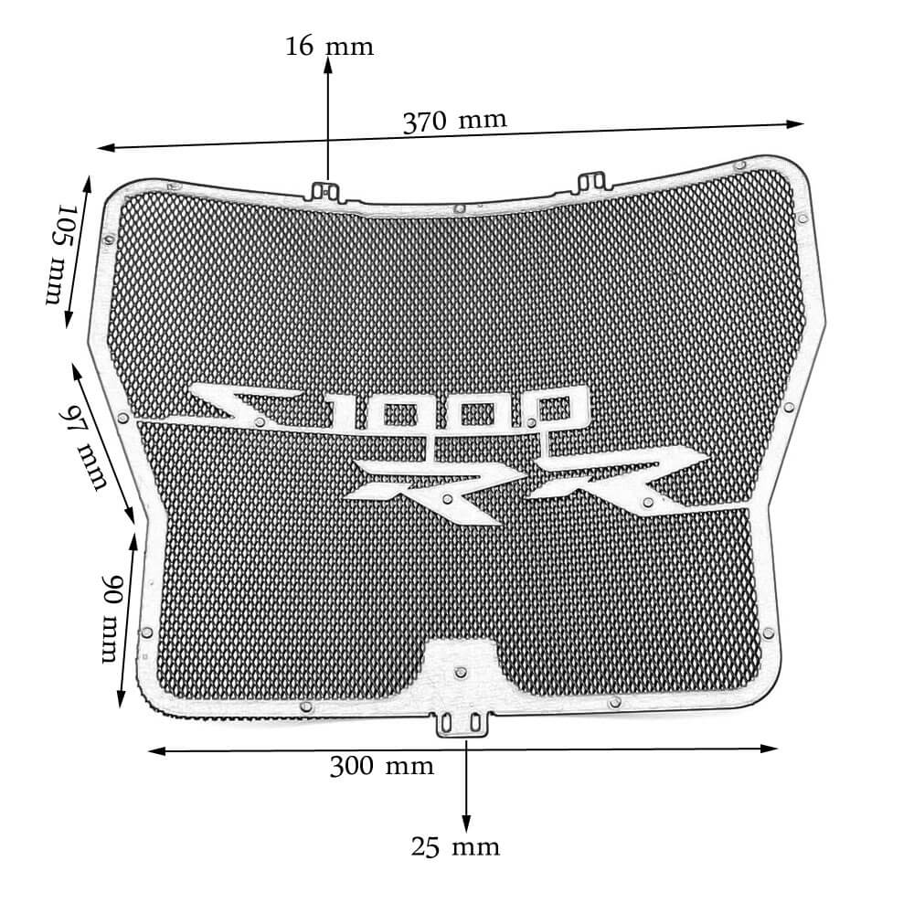 Stainless Steel Motorcycle Radiator Grille Guard Cover Protection Suitable For BMW S1000RR 2010-2014