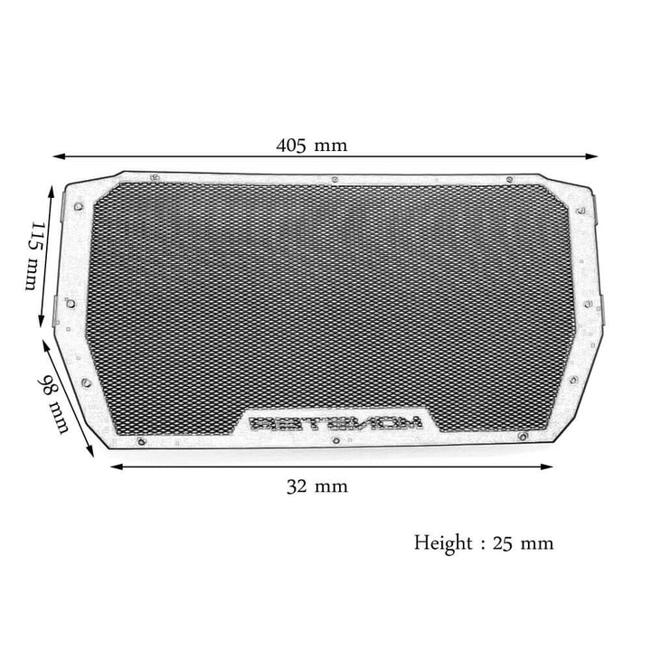 Stainless Steel Motorcycle Radiator Guard Protector Grille Cover For DUCATI MONSTER 821/1200/1200S 2014-2016