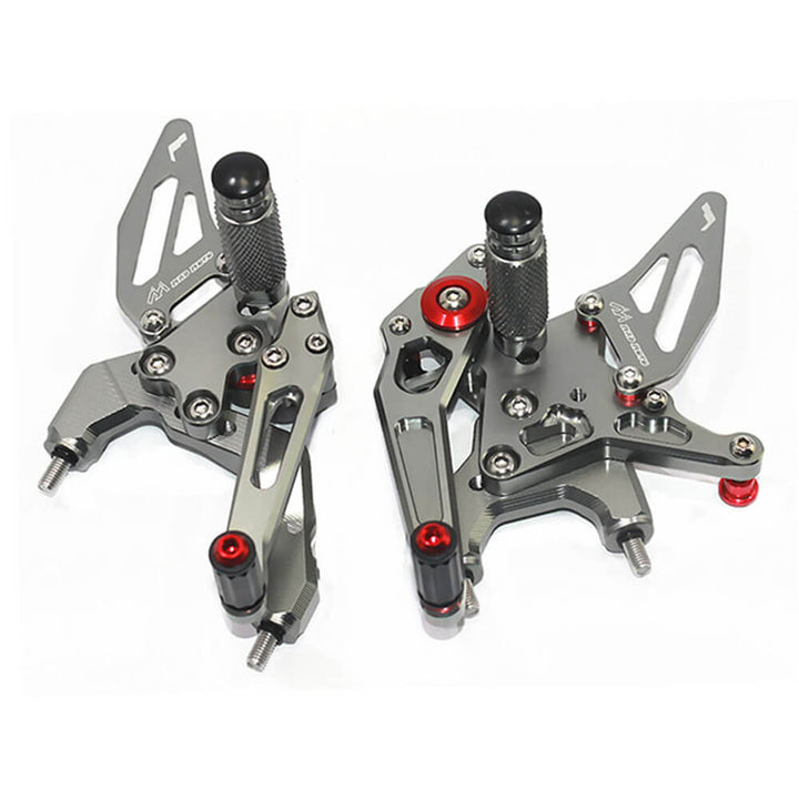 Rearsets Foot Pegs CNC Motorcycle Accessories Adjustable Rear Set FootPegs For Ducati 959 2012-2018