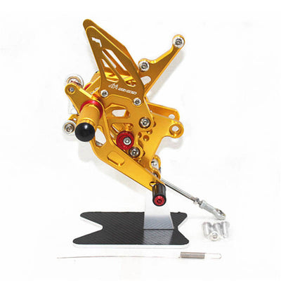 Rearsets Foot Pegs CNC Motorcycle Accessories Adjustable Rear Set FootPegs For Triumph Speed Triple 1050 2005-2010