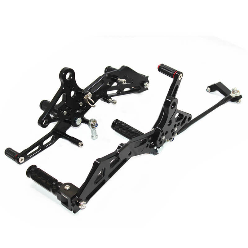 Rearsets Foot Pegs CNC Motorcycle Accessories Adjustable Rear Set FootPegs For Honda GROM MSX125 2013-2015