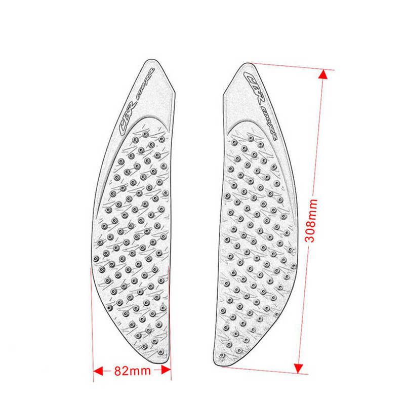 Motorcycle Waterproof Rubber 3D Fuel Gas Tank Side Pad Cover Knee Protection For Honda CBR600RR 2007 2008 2009 2010 2011 2012