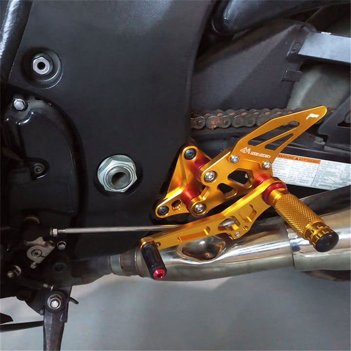 Rearsets Foot Pegs CNC Motorcycle Accessories Adjustable Rear Set FootPegs For Suzuki Hayabusa GSX1300R 1999-2007