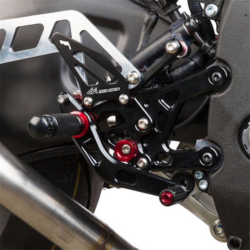 Rearsets Foot Pegs CNC Motorcycle Accessories Adjustable Rear Set FootPegs For Yamaha FZ10 MT10 2016-2017