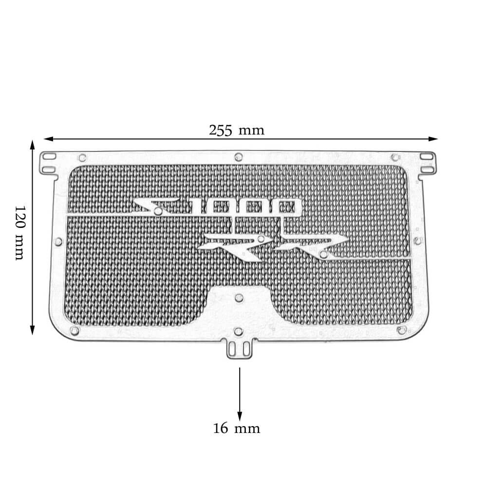 Stainless Steel Motorcycle Radiator Grille Guard Cover Protection Suitable For BMW S1000RR 2010-2014