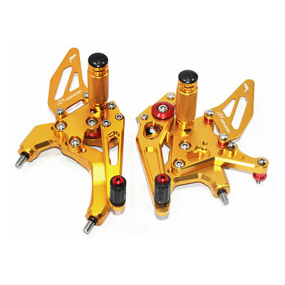 Rearsets Foot Pegs CNC Motorcycle Accessories Adjustable Rear Set FootPegs For Ducati 959 2012-2018