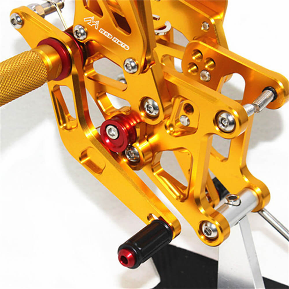 Rearsets Foot Pegs CNC Motorcycle Accessories Adjustable Rear Set FootPegs For Honda CBR250R 2011-2013