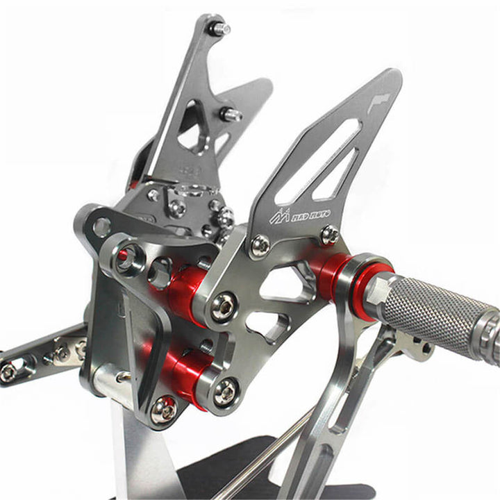 Rearsets Foot Pegs CNC Motorcycle Accessories Adjustable Rear Set FootPegs For Suzuki Hayabusa GSX1300R 1999-2007