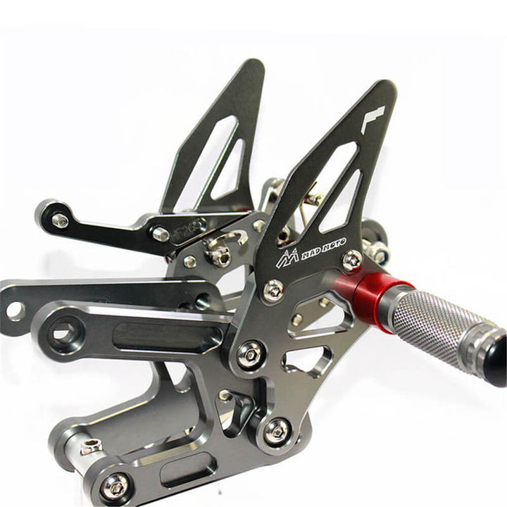 Rearsets Foot Pegs CNC Motorcycle Accessories Adjustable Rear Set FootPegs For Yamaha YZF R6 2006-2016