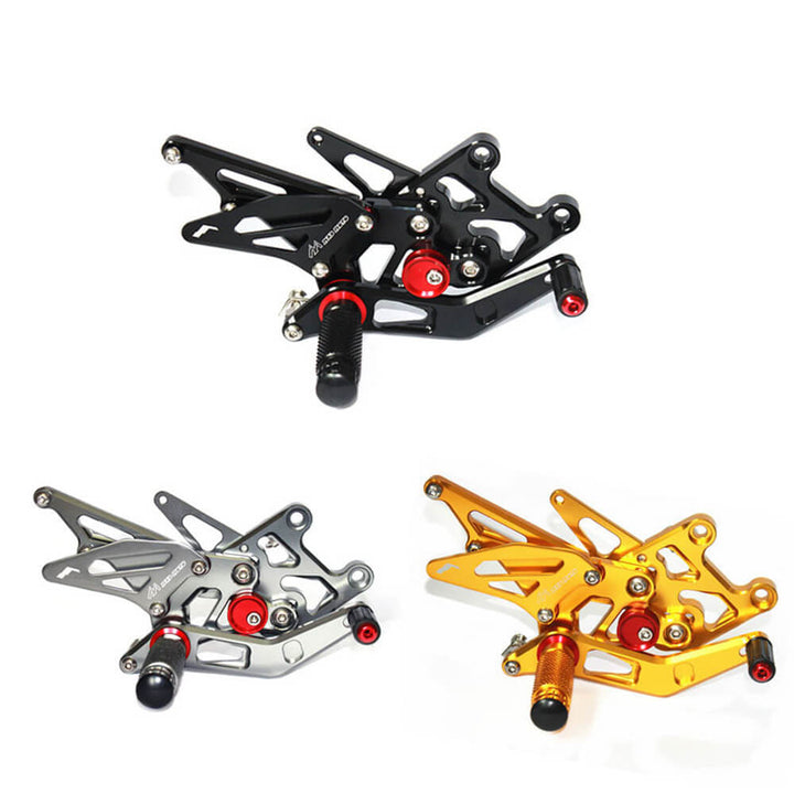 Rearsets Foot Pegs CNC Motorcycle Accessories Adjustable Rear Set FootPegs For Honda CBR600RR 2009-2017