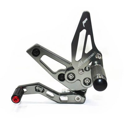 Rearsets Foot Pegs CNC Motorcycle Accessories Adjustable Rear Set FootPegs For Triumph Speed Triple 1050 2011-2014