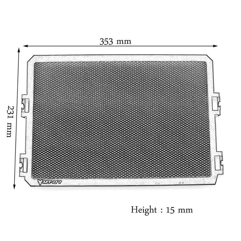 Stainless Steel Motor Radiator Grill Guard Cover Protection For Yamaha MT-07 FZ-07 2013-2018