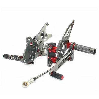 Rearsets Foot Pegs CNC Motorcycle Accessories Adjustable Rear Set FootPegs For Suzuki Hayabusa GSX1300R 2008-2015