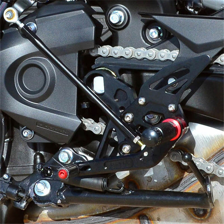 Rearsets Foot Pegs CNC Motorcycle Accessories Adjustable Rear Set FootPegs For Yamaha FZ09 MT09 2013-2017