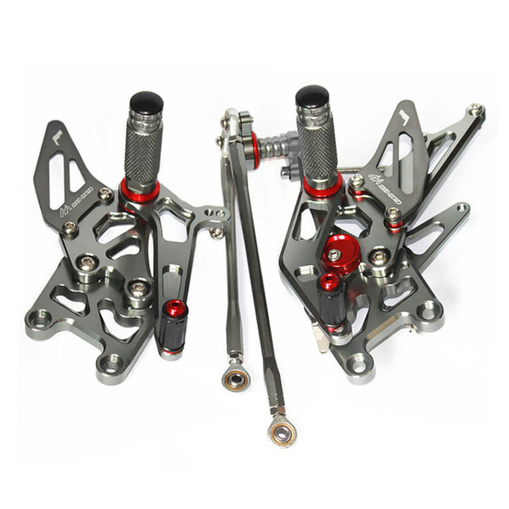 Rearsets Foot Pegs CNC Motorcycle Accessories Adjustable Rear Set FootPegs For Honda CBR600RR 2009-2017