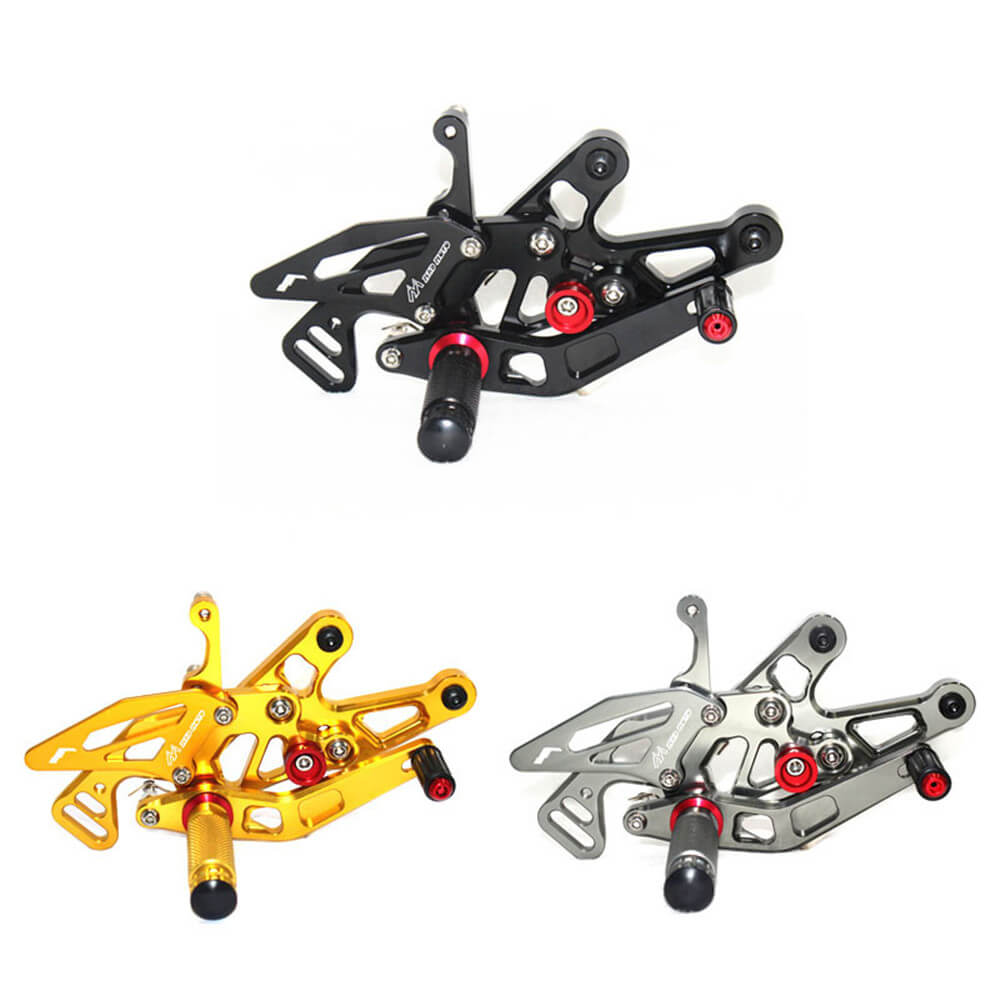 Rearsets Foot Pegs CNC Motorcycle Accessories Adjustable Rear Set FootPegs For BMW S1000RR 2015-2018