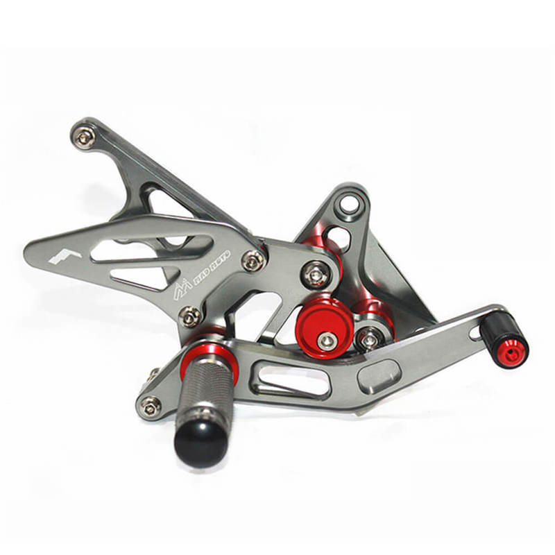 Rearsets Foot Pegs CNC Motorcycle Accessories Adjustable Rear Set FootPegs For Suzuki Hayabusa GSX1300R 1999-2007