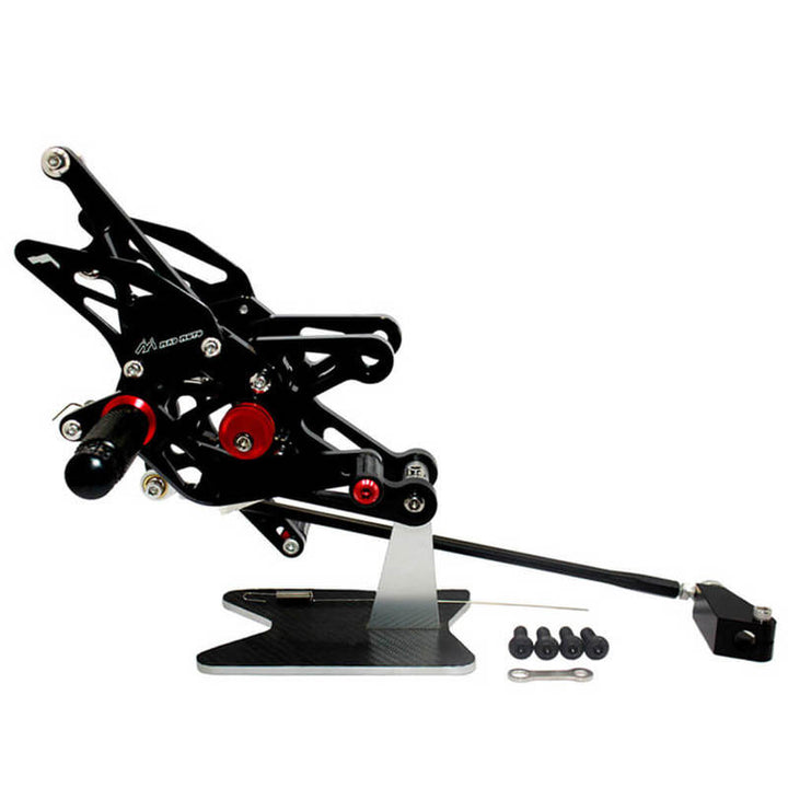 Rearsets Foot Pegs CNC Motorcycle Accessories Adjustable Rear Set FootPegs For Yamaha YZF R1 2007-2008