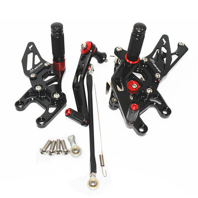 Rearsets Foot Pegs CNC Motorcycle Accessories Adjustable Rear Set FootPegs For Honda CBR1000RR 2008-2011