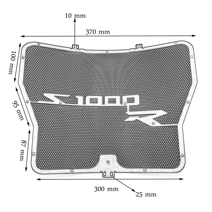 Stainless Steel Motorcycle Radiator Guard Cover Protection Grille Fit For BMW S1000R 2014-2016