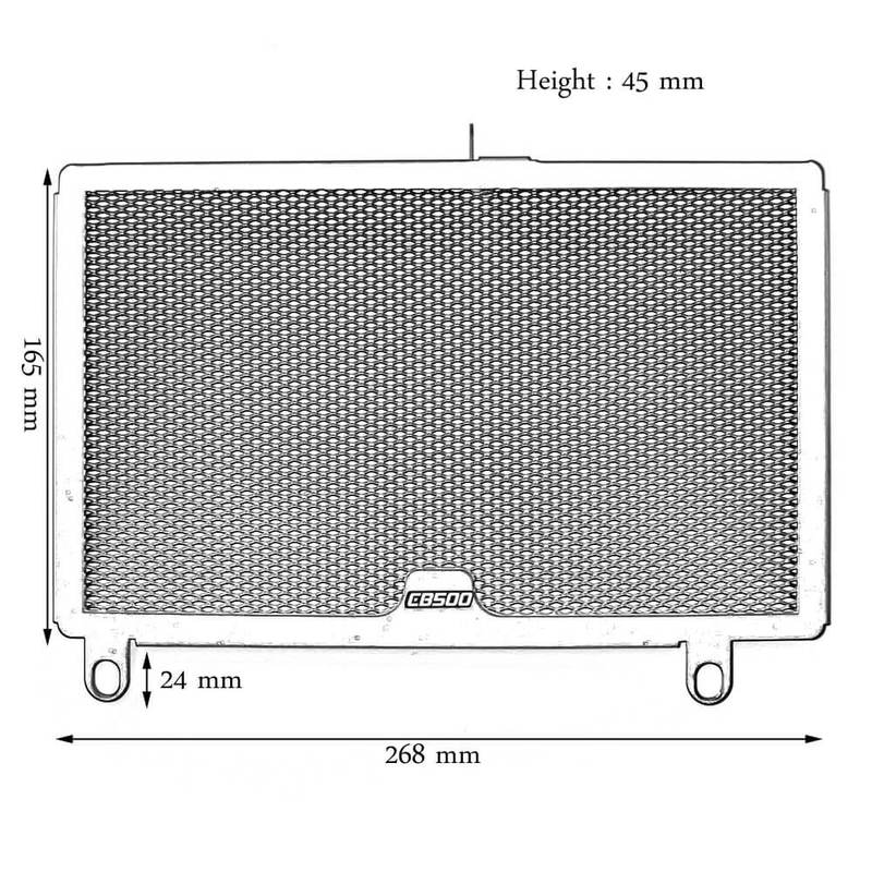 Stainless Steel Motor Accessories Radiator Guard Protector Cover Grille For Honda CB500F 2013-2015 CB500X 2013-2020 CB400X 2019-2020