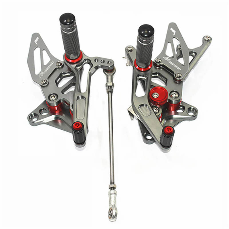 Rearsets Foot Pegs CNC Motorcycle Accessories Adjustable Rear Set FootPegs For Suzuki Hayabusa GSX1300R 1999-2007