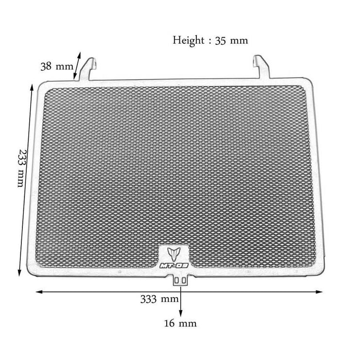 Stainless Steel Motorcycle Radiator Grille Guard Cover Protection Fit For Yamaha MT-09 13-20 MT-09 Sport Tracker 15-16 MT-09 Street Rally 15-16 MT-09 Tracer (FJ-09)15-18 FZ-09 13-18 XSR900 16-20