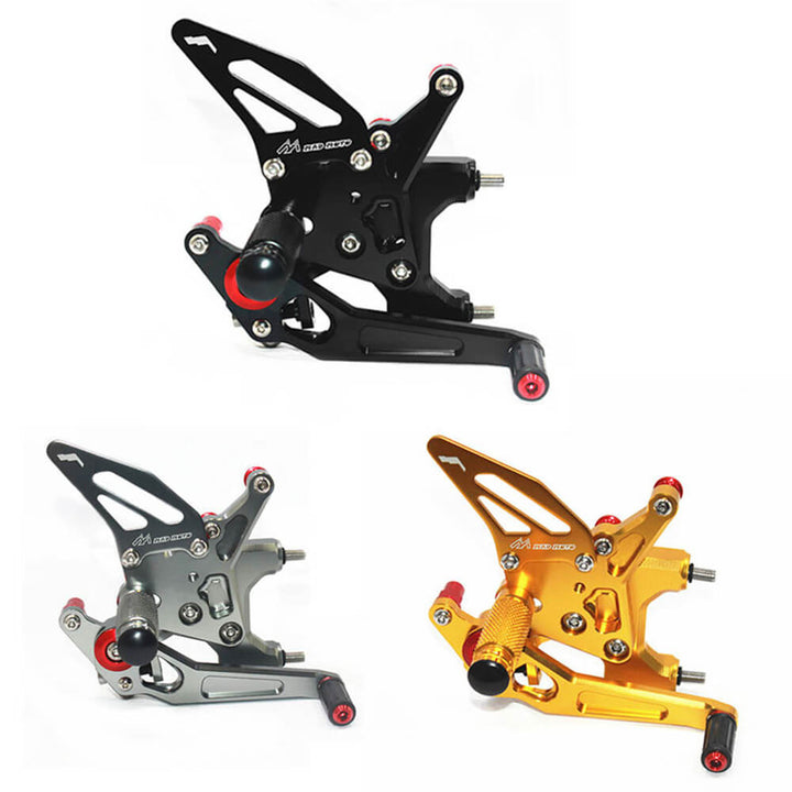 Rearsets Foot Pegs CNC Motorcycle Accessories Adjustable Rear Set FootPegs For Ducati 959 2012-2018