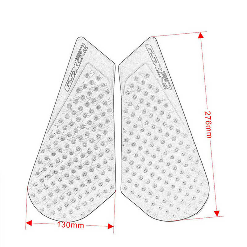 Motorcycle Waterproof Rubber 3D Fuel Gas Tank Side Pad Cover Knee Protection For Suzuki GSXR600 GSXR750 K11 2014 2015