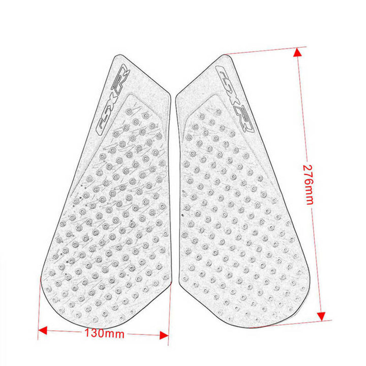 Motorcycle Waterproof Rubber 3D Fuel Gas Tank Side Pad Cover Knee Protection For Suzuki GSXR600 GSXR750 K11 2014 2015