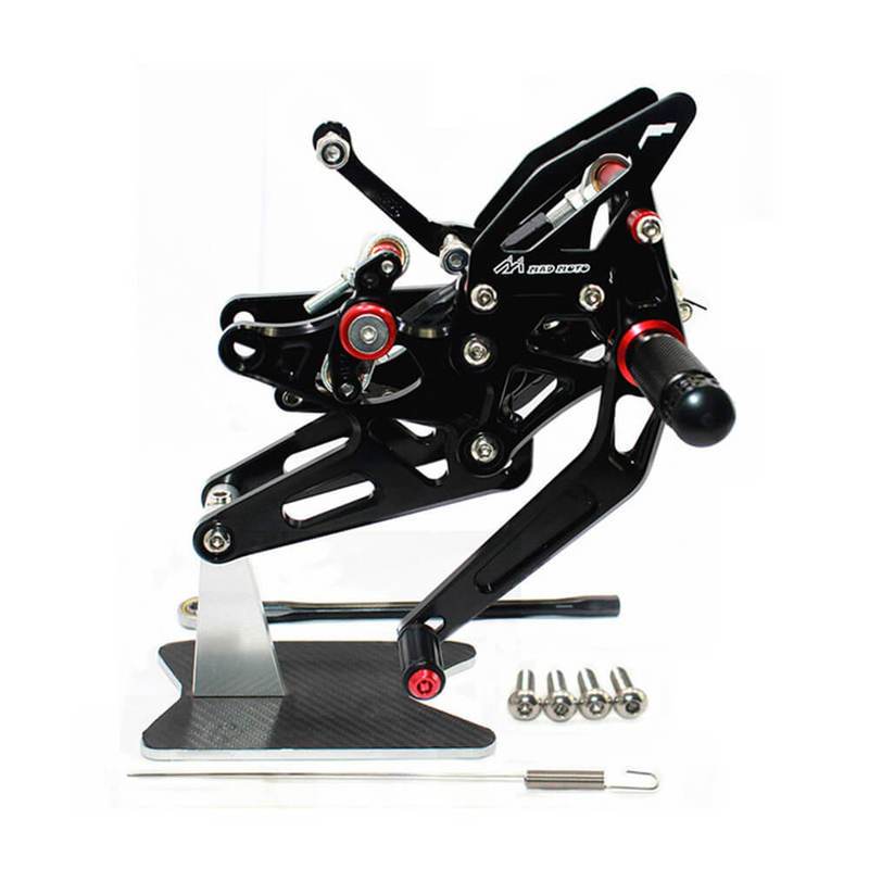 Rearsets Foot Pegs CNC Motorcycle Accessories Adjustable Rear Set FootPegs For Yamaha YZF R1 2004-2006