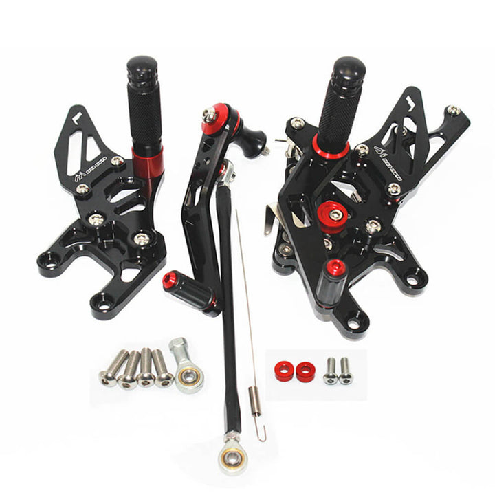 Rearsets Foot Pegs CNC Motorcycle Accessories Adjustable Rear Set FootPegs For Honda CBR1000RR (non-ABS) 2012-2017