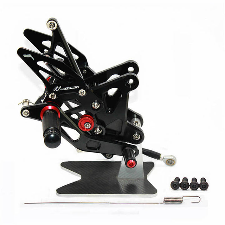 Rearsets Foot Pegs CNC Motorcycle Accessories Adjustable Rear Set FootPegs For Kawasaki ZX636 ZX6R 2005-2006