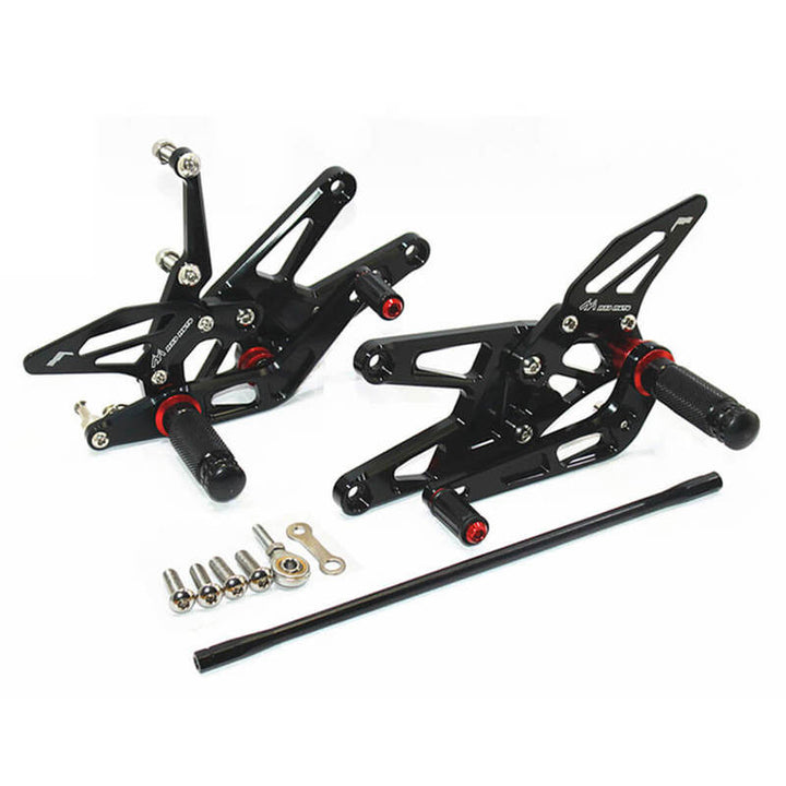 Rearsets Foot Pegs CNC Motorcycle Accessories Adjustable Rear Set FootPegs For Yamaha YZF R6 2003-2005 YZF-R6S 2006-2009