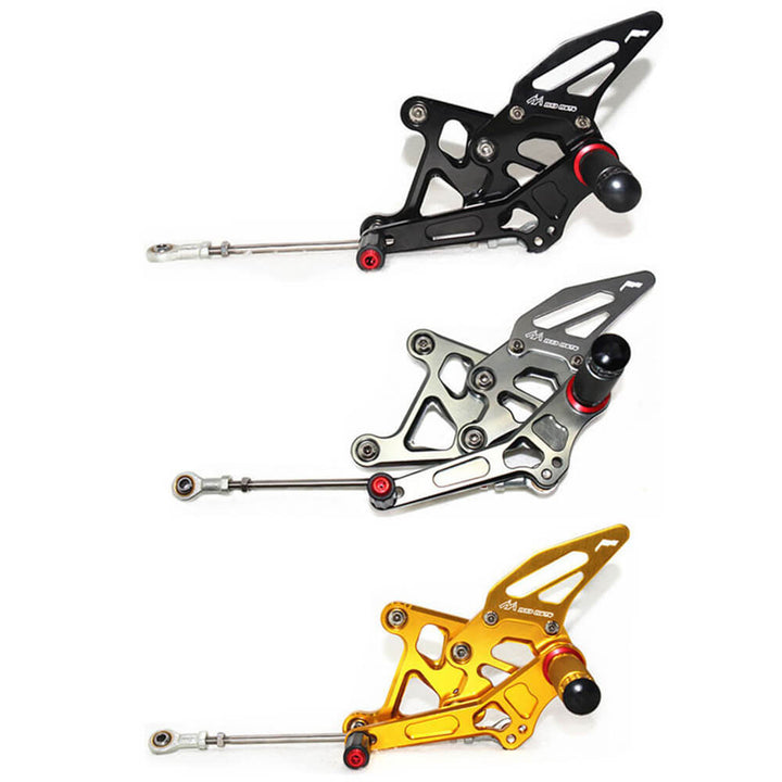 Rearsets Foot Pegs CNC Motorcycle Accessories Adjustable Rear Set FootPegs For Honda CBR250R 2011-2013