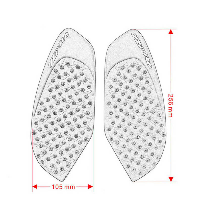 Motorcycle Waterproof Rubber 3D Fuel Gas Tank Side Pad Cover Knee Protection For Yamaha YZF R6 2008 2009 2010 2011 2012 2013 2014