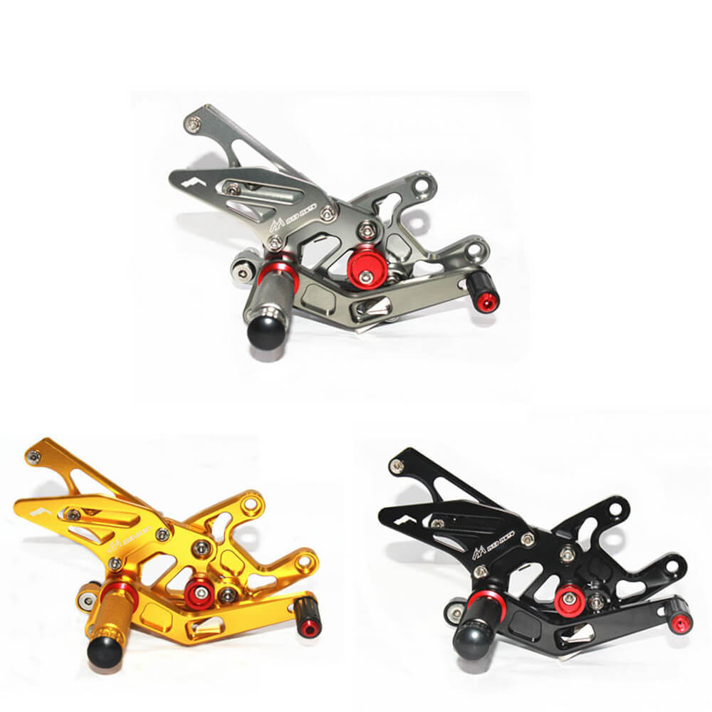 Rearsets Foot Pegs CNC Motorcycle Accessories Adjustable Rear Set FootPegs For Honda CBR1000RR (non-ABS) 2012-2017