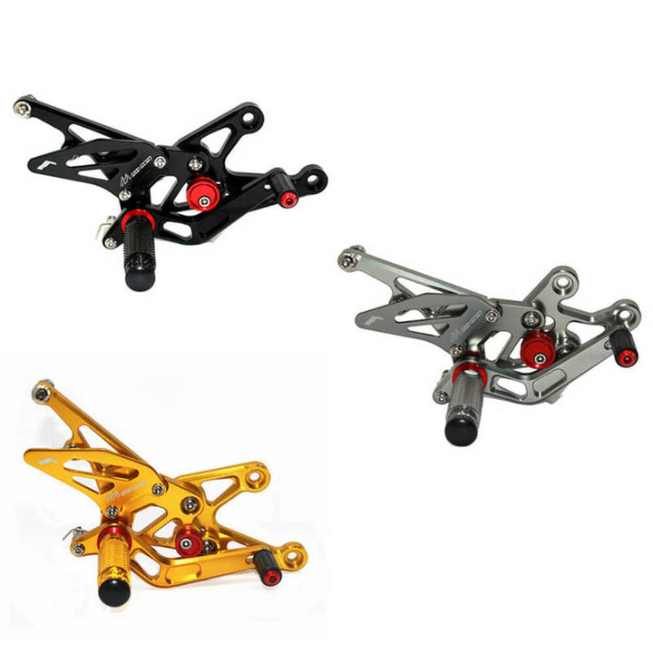 Rearsets Foot Pegs CNC Motorcycle Accessories Adjustable Rear Set FootPegs For Yamaha YZF R1 2007-2008