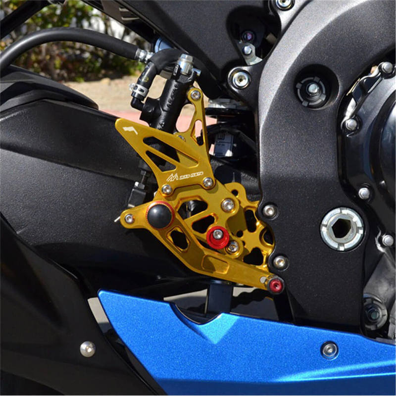 Rearsets Foot Pegs CNC Motorcycle Accessories Adjustable Rear Set FootPegs For Suzuki GSXR600 GSXR750 2011-2018